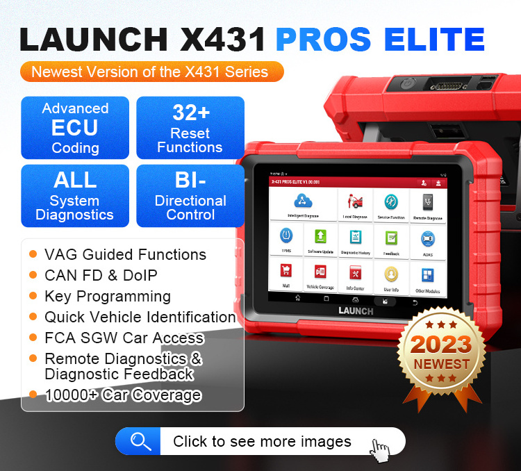 Launch x431 pros elite x-431 pro online coding feature for easy and efficient programming vehicle systems car diagnostic scanner