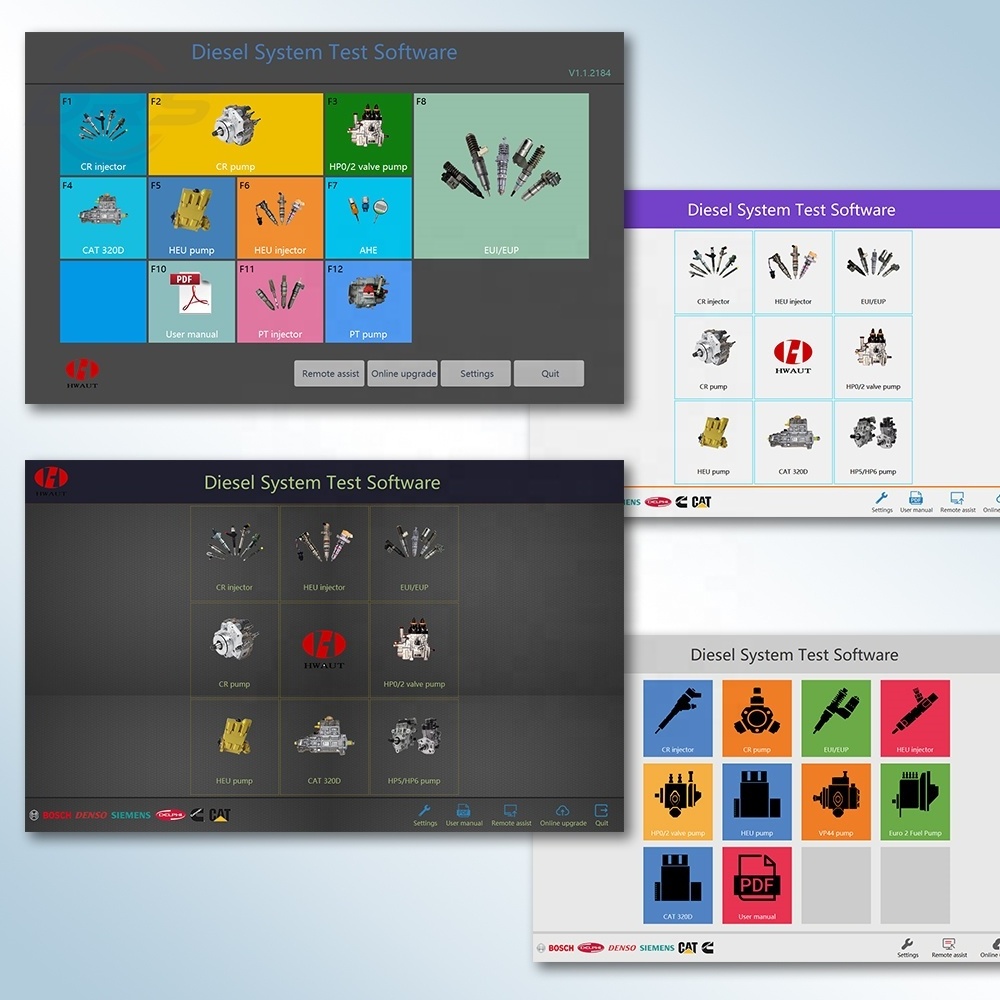 Upgrade QR CRS968 Common Rail Injector Test Machine Software For Bosch CAT HEUI EUI Denso EDC VE Common Rail System Tester