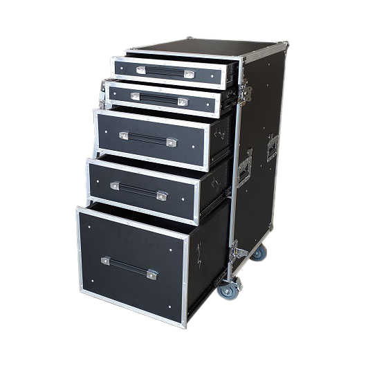 APC026 Custom Aluminum Makeup Storage Moving Dj Flight Head Case with Foam Aluminum Tool Box with Drawers