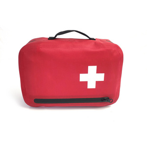 Custom waterproof portable small mini family car travel outdoor medical trauma emergency survival supplies bag first aid kit