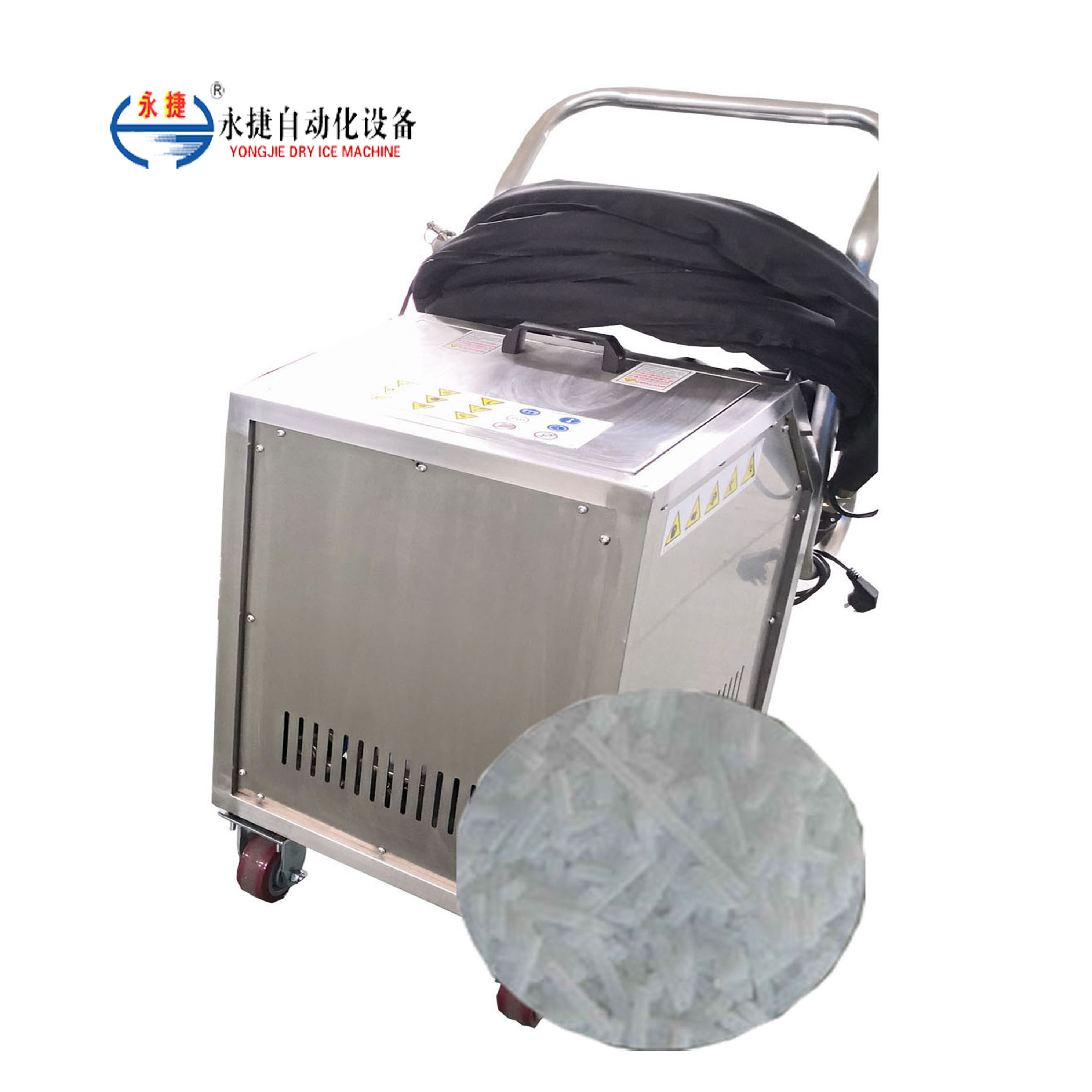 Decontamination of Accessories Printing Heavy Industry Mold Maintenance Dry Ice Blasting Machine