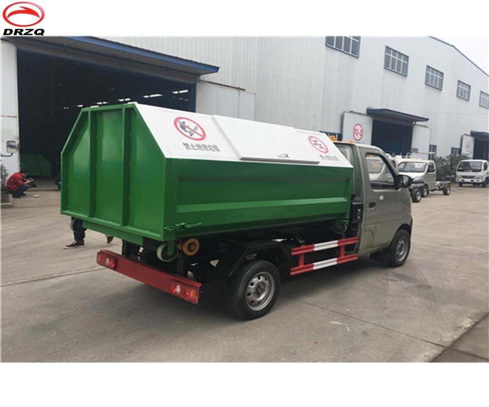 2018 4*2 self-unloading garbage dump truck mini garbage truck