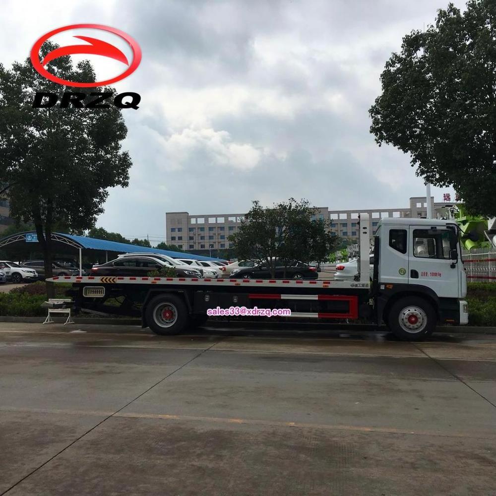 Dongfeng wreker truck 4*4 tow truck rollback wrecker bed for sale