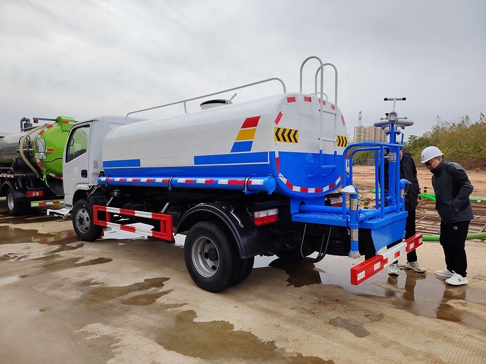 Factory supply 4x2 potable small water tanker installation pump water delivery truck