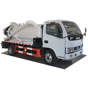 small sewer suction and cleaning truck 4000L Sewage Vacuum Truck sewage truck