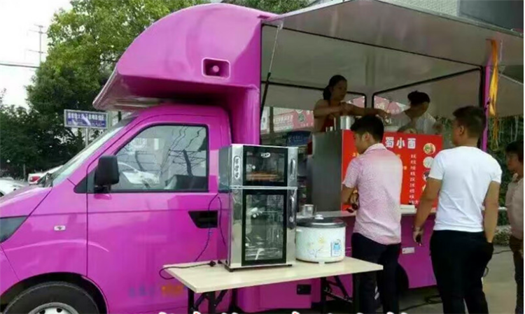 Cheap Price FOTON 4X2 Small Size Street Food Vending Truck Mini Ice Cream Car Cargo Van Truck