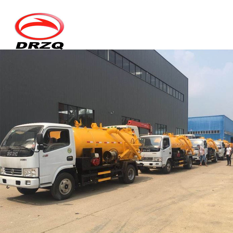 Dongfeng Septic Tank Vacuum 4*2 Sewage Suction Truck for Sale