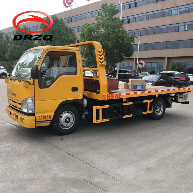 Japan 4 ton flatbed wrecker tow truck towing wrecker trucks