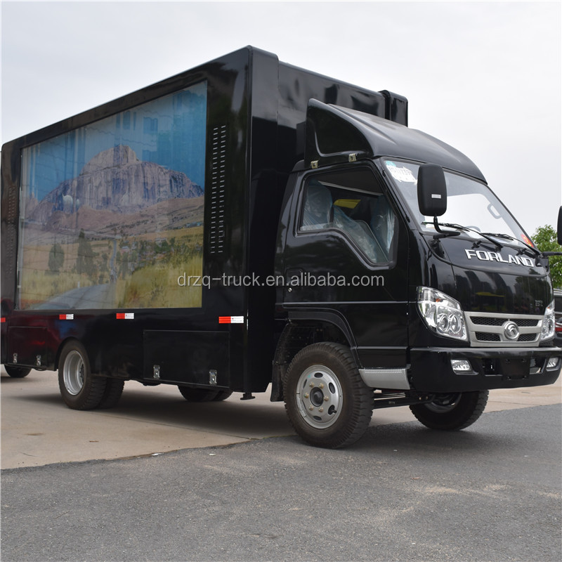 Top quality of Full color LED  screen display advertising truck P3 P4 P5 P6 P8 P10