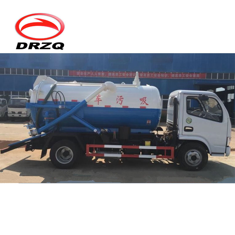 Dongfeng Septic Tank Vacuum 4*2 Sewage Suction Truck for Sale