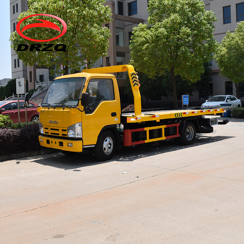 Japan 4 ton flatbed wrecker tow truck towing wrecker trucks