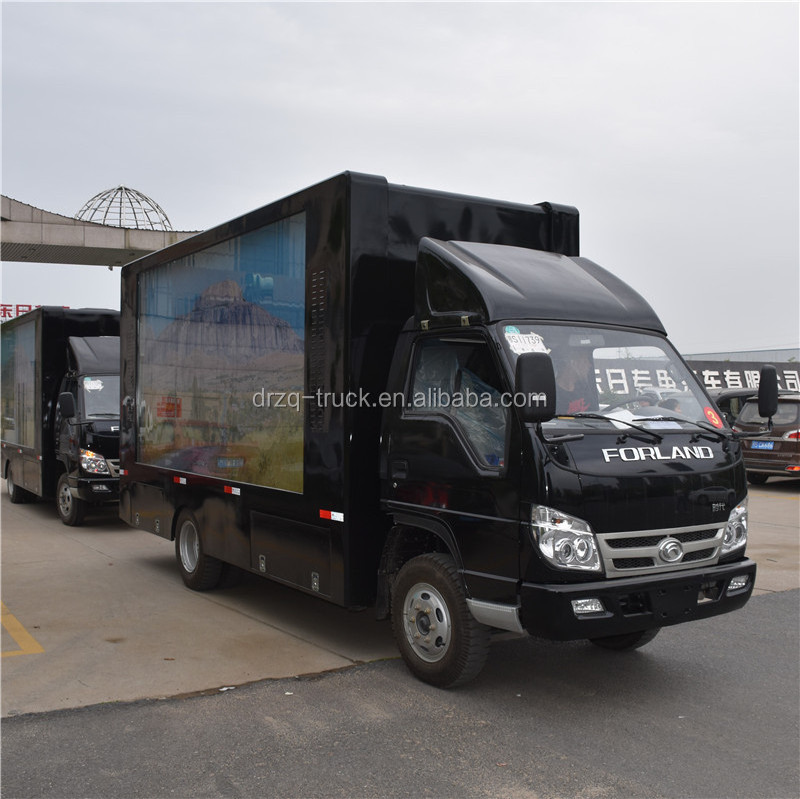 Top quality of Full color LED  screen display advertising truck P3 P4 P5 P6 P8 P10