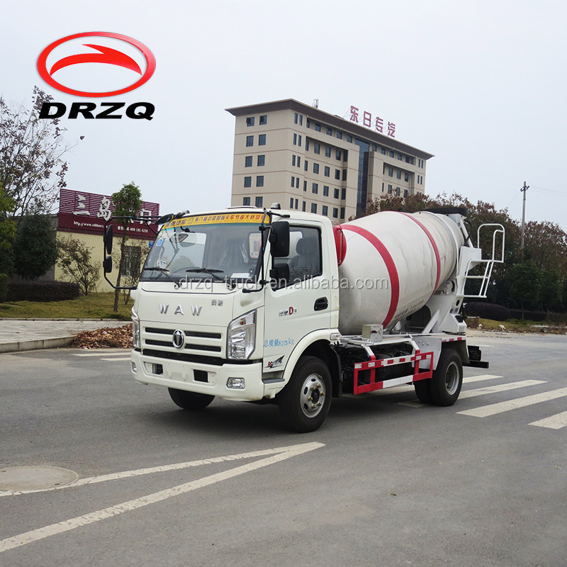 2m3 small concrete mixer trucks for sale