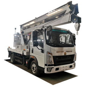 Famous brand 6 wheeler 18m 20m aerial platform working lift bucket hydraulic truck mounted man lifter basket truck