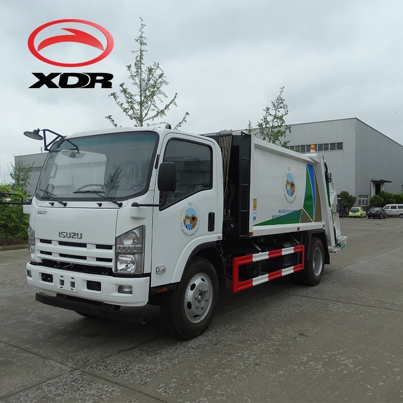 Top sale Japan Brand 1suzu 700p 600p 5m3 6m3 Small waste collection Garbage Compactor Truck Price Garbage Truck Dimensions