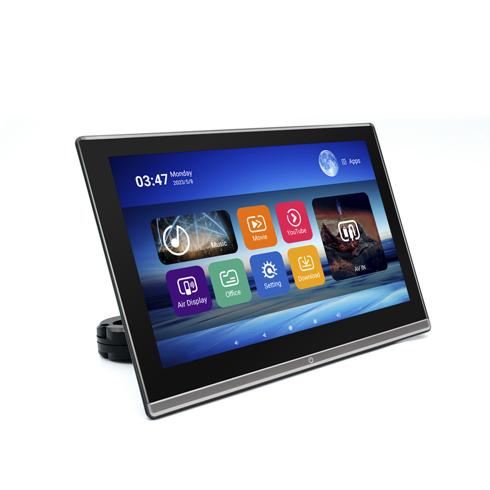 11.6 inch rear seat touch screen entertainment tv screen android headrest monitor  android car radio headrest monitor