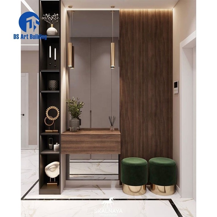 DS Scandinavian Style MDF Design Bedroom Dressing Cabinet Modern Wardrobe Closet Furniture