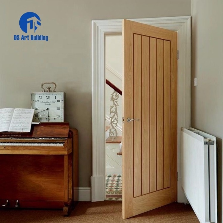 DS High Quality Hinges In Nigeria PVC Wooden Office Door Indoor Interior Natural Engineered Wood Doors