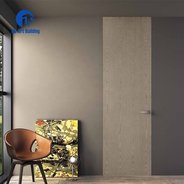 DS Custom Secret Swing Invisible Door Expensive Wood Door Magnetic Interior Hidden Door