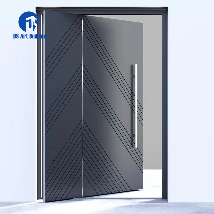 DS custom building materials for house construction front door modern pivot door prehung exterior doors