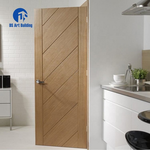 DS High Quality Hinges In Nigeria PVC Wooden Office Door Indoor Interior Natural Engineered Wood Doors