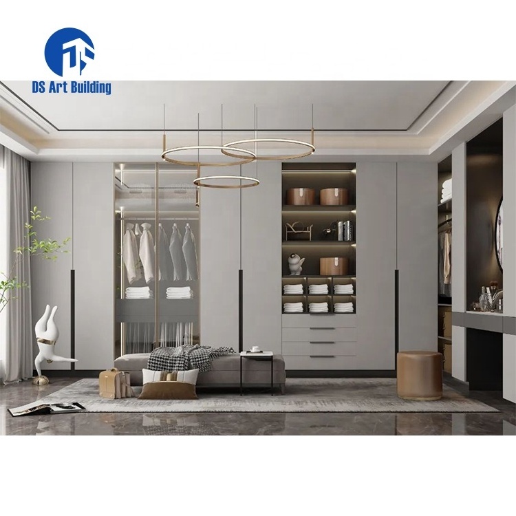 DS Top Quality New Modern Home Customized Wardrobe Design for Dressing Room Walk in Closet