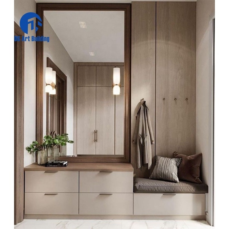 DS Scandinavian Style MDF Design Bedroom Dressing Cabinet Modern Wardrobe Closet Furniture