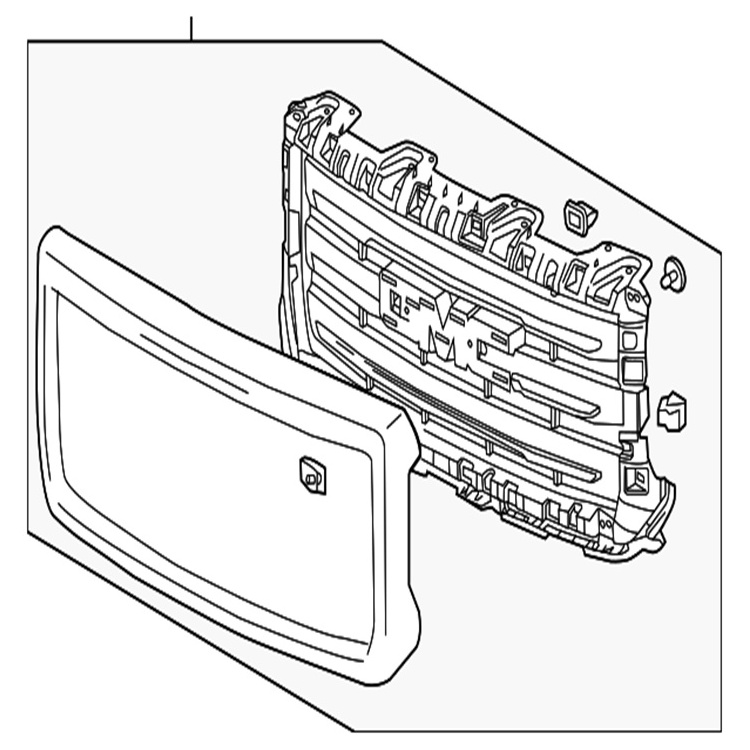 High Quality Car Grille 23259619 For 2014-2015 Chev-rolet Silverado 1500
