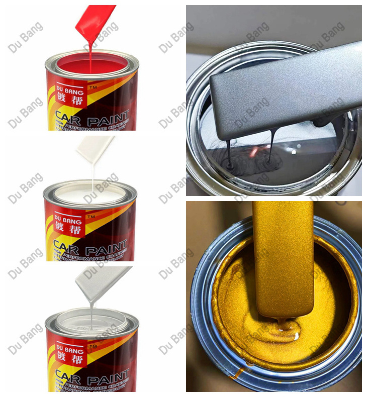 car paint high gloss clearcoat automotive refinishing car paint coating system nano spray paint for car