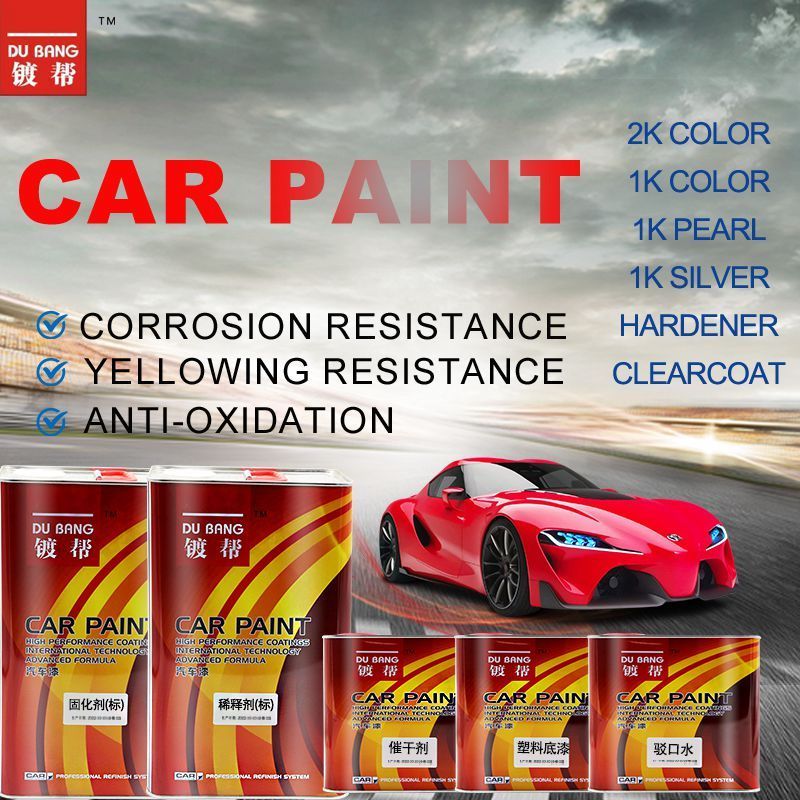 Professional quality gloss top coating automobile coating auto spray painting purple red car paint