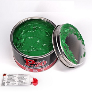 Auto refinish paint fiber glass putty automotive repair car body plastic filler poly putty fiberglass putty