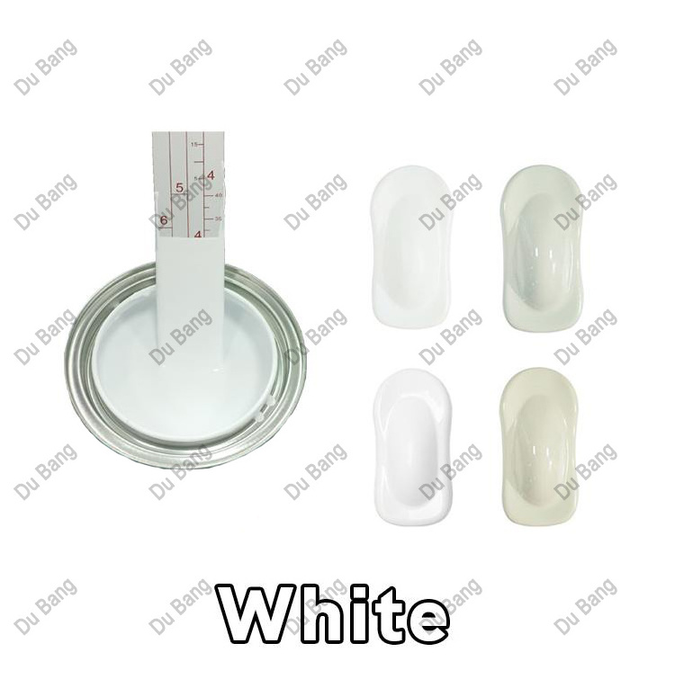 2K white car paint high gloss auto coating matte white tinter finish paints for car