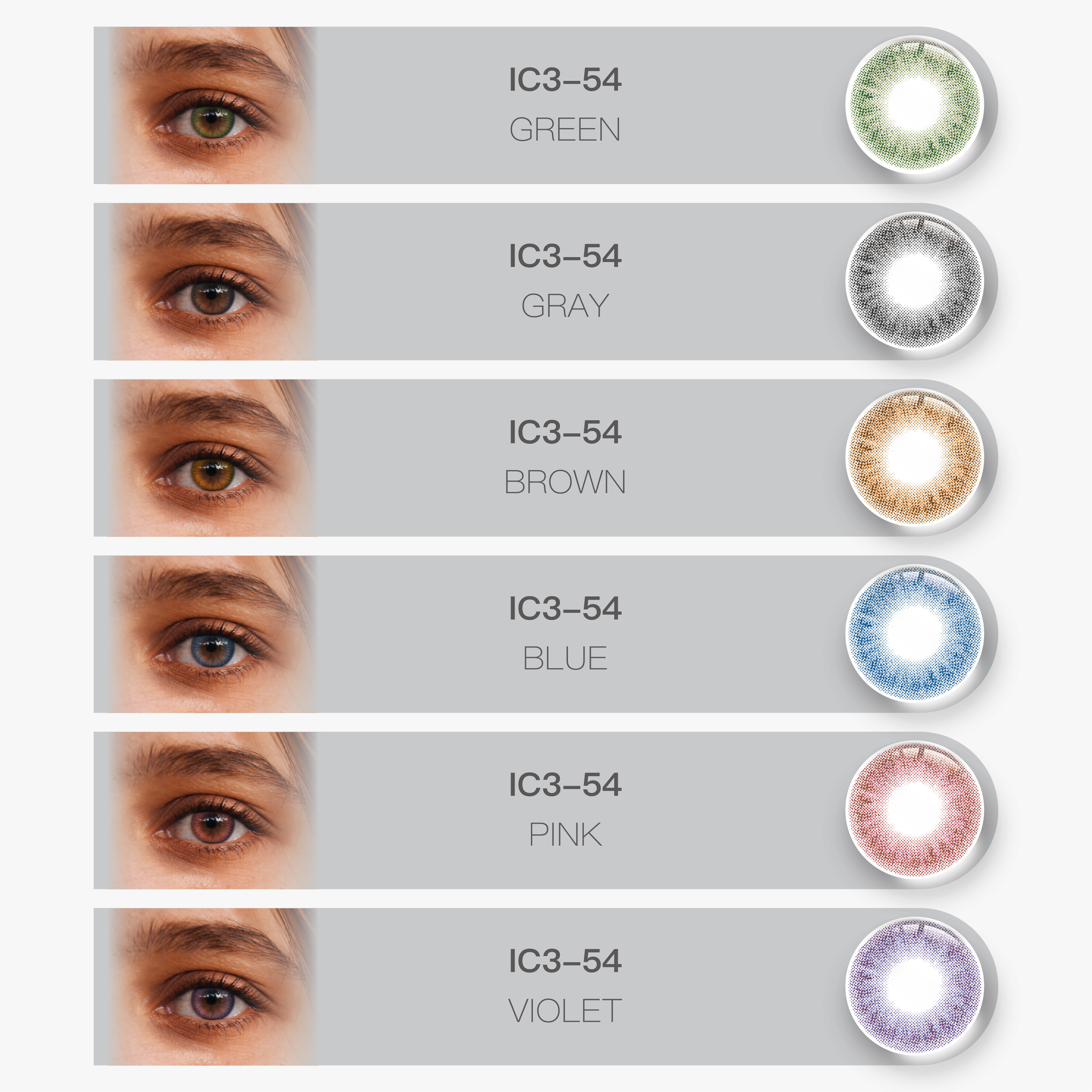 CE Dawn Green Lentes De Contacto De Colores Cosmetic Color Eye Contact Lenses