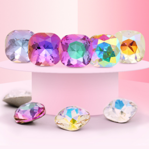 Cushion Fancy Stone Claw Setting Sew On Stone Glue On K9 Shiny Point Back Crystal Rhinestone For Garment DIY Loose Beads