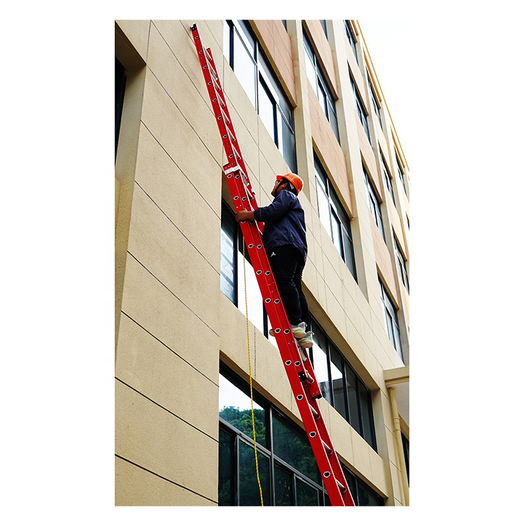 Wholesale New Product 10m Rope Telescopic Fiberglass Steps High Quality Ladder