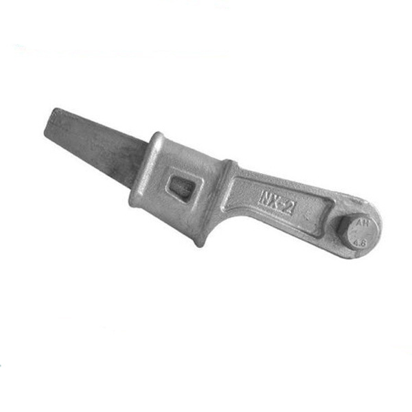 Factory Supply Overhead Line Fittings Hot Dip Galvanized Carbon Steel Nx Cable Wedge Clamp