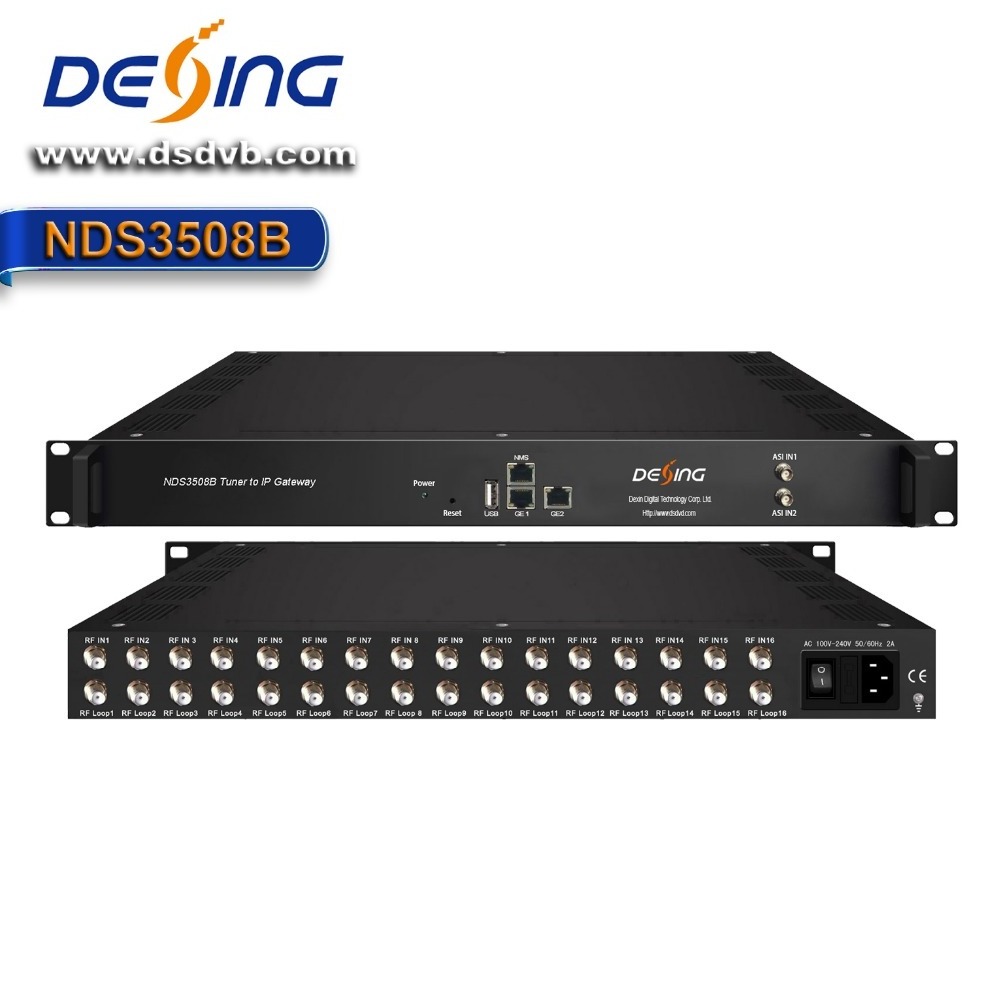 Dexin NDS3508B Tuner to IP Gateway Receiver