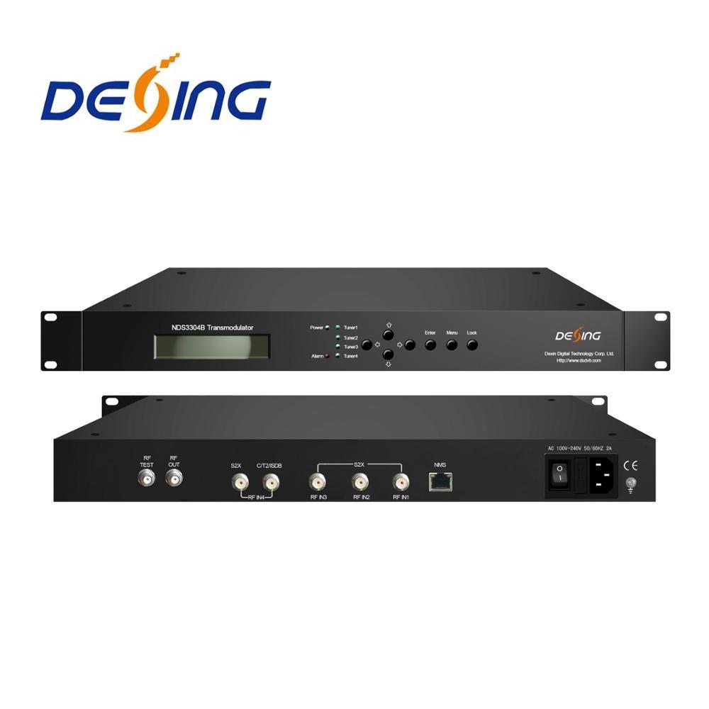 4 Tuner  DVB-S2 DVB-C ISDBT to 2 DVB-T 4 DVB-C Transmodulator