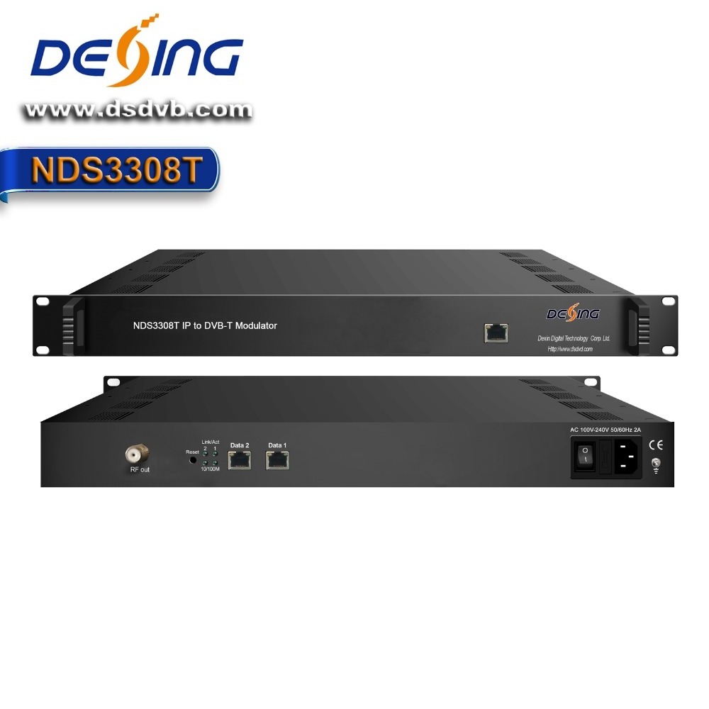 Dexin NDS3308T dvb-t rf generator 16in1 dvb-t modulator iptv modulator HD