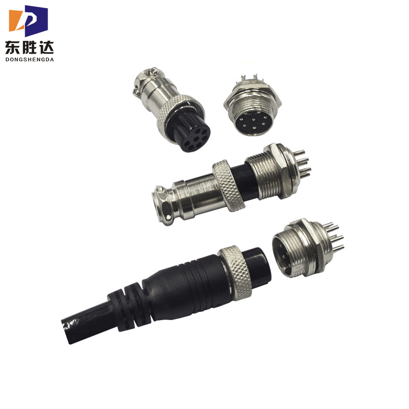 2pin 3pin 4pin 5pin 6pin M12 Connectors aviation circular Waterproof connector