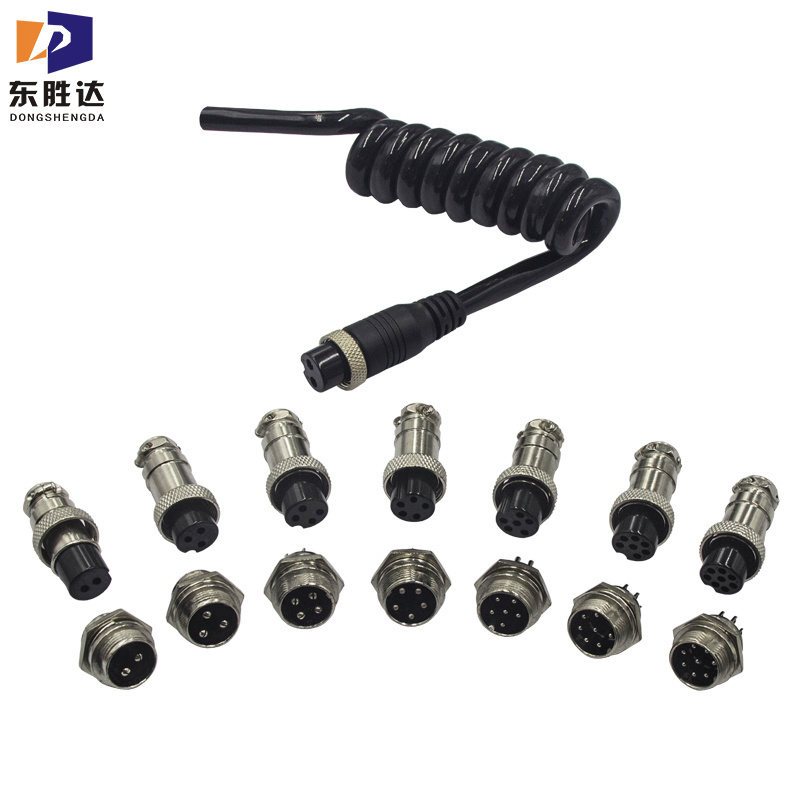 2pin 3pin 4pin 5pin 6pin M12 Connectors aviation circular Waterproof connector