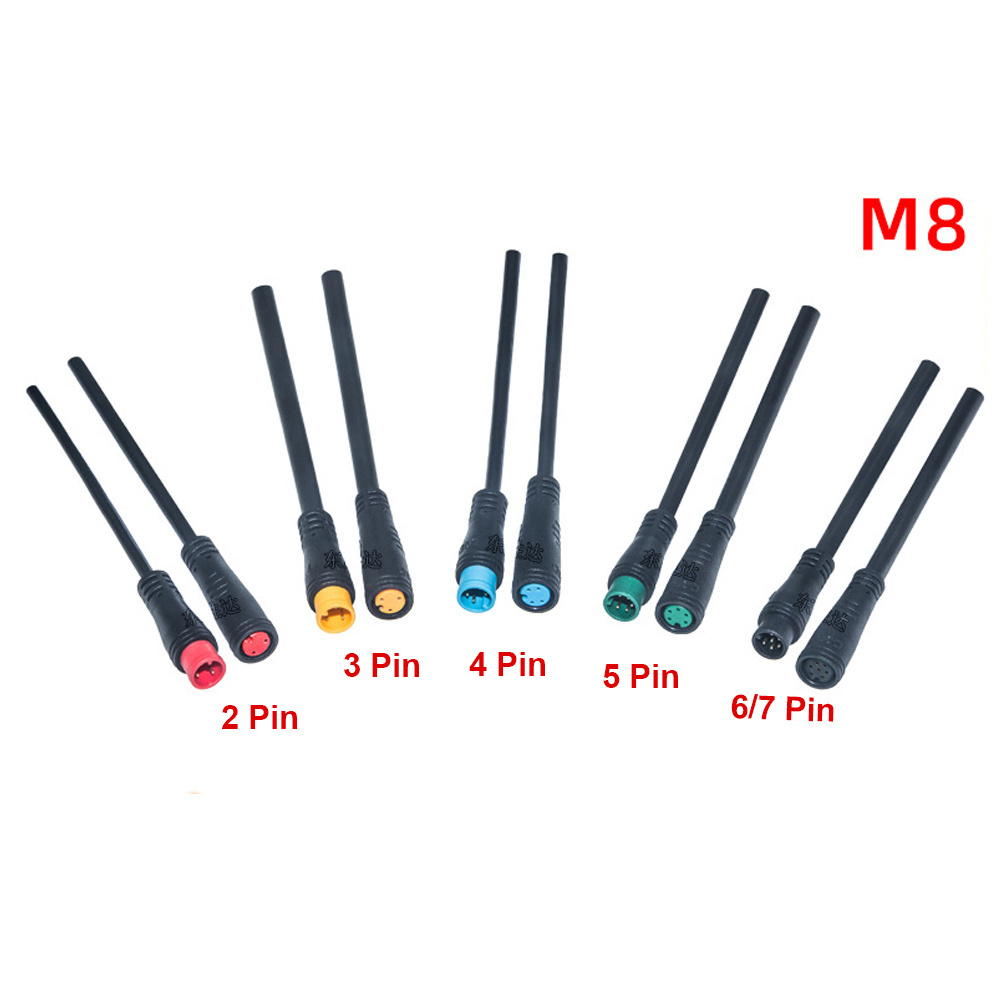 Shenzhen Sales Mini Circular Female Male Plug Cable 2 Pin 3 Pin 4 Pin M8 Waterproof Connector