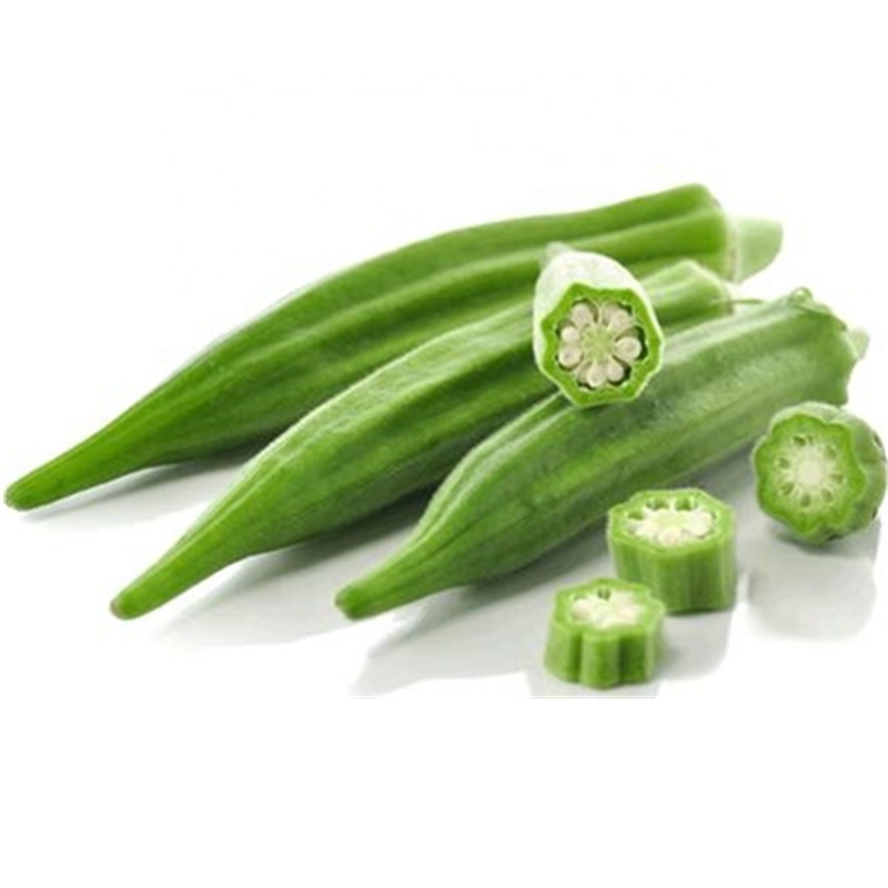 Bulk Supply Wholesale Price Frozen Vegetable IQF Okra Cut