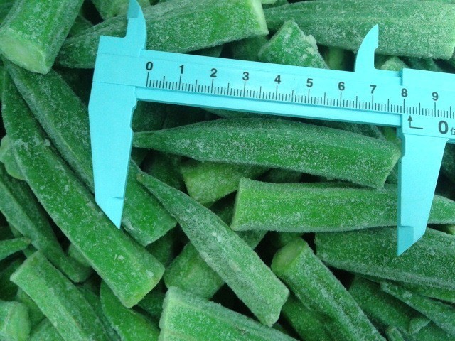 Frozen Products Whole Cut Slice Supply BRC Certified IQF Frozen Vegetable Okra