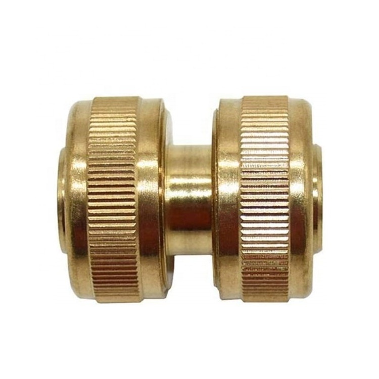 brass 3/4 Inch Double Connector Brass Water Hose Mender End