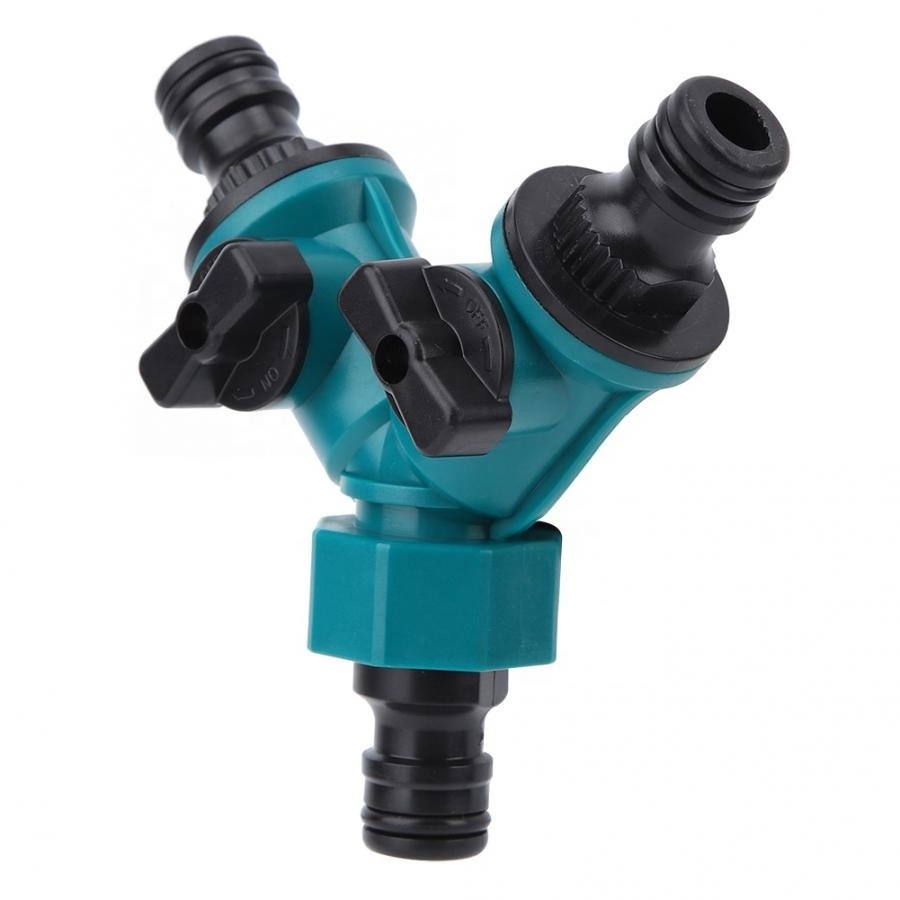 Practical Water Pipe Joint Multipurpose Hose Splitter Watering Kits Three-way Adapter Y-type Connector