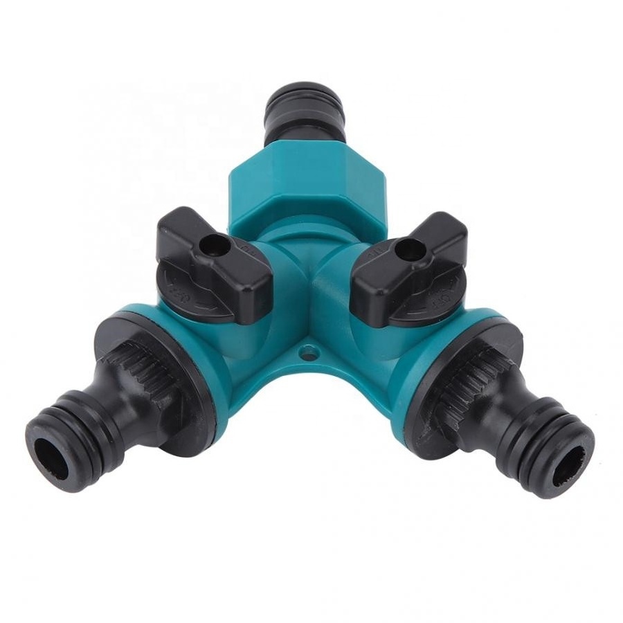 Practical Water Pipe Joint Multipurpose Hose Splitter Watering Kits Three-way Adapter Y-type Connector