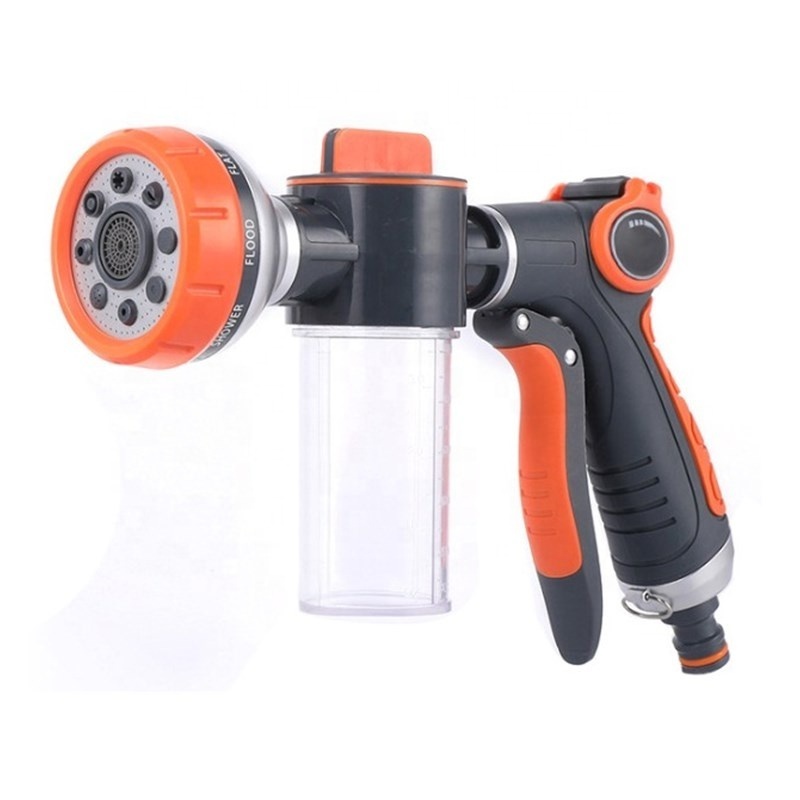 Sprayer Garden Nozzles Spray Car Wash Sprayers Watering Hoses Metal Water Fireman High Pressure Nozzle Foam Gun Soap Hose