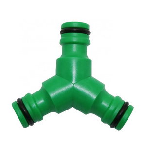 Pipe connector 3-way y shaped water hose quick coupling