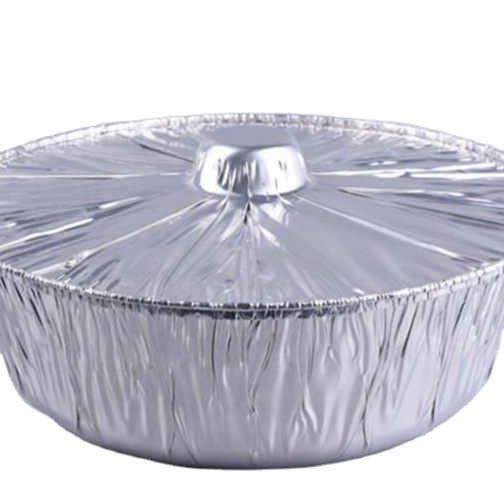 Party aluminum food pot dessert shop foil container hotel restaurants disposable pie foil container